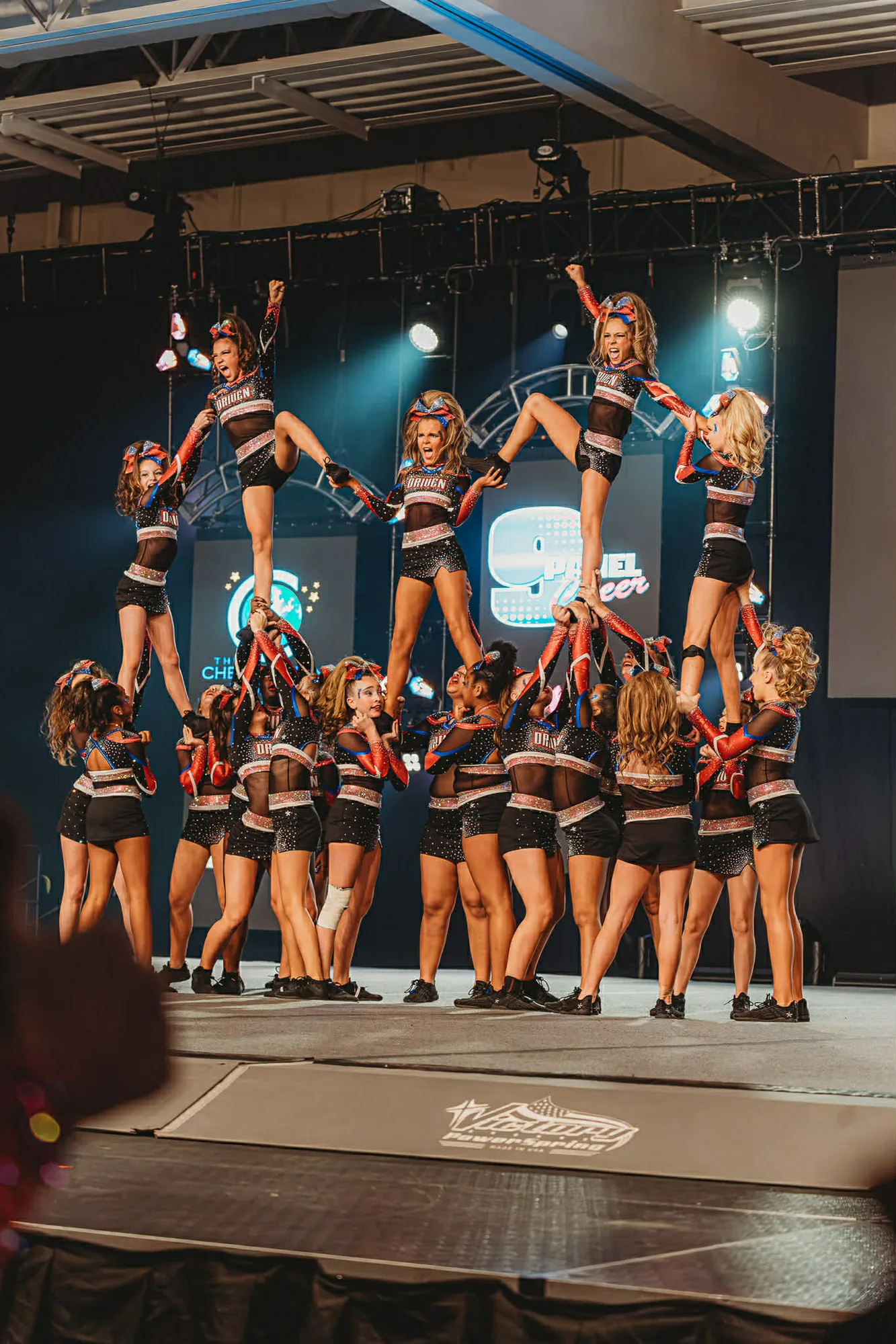 All-star competitive cheer team